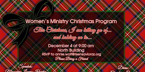 Women's Ministry Christmas Program
