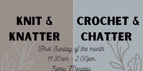 Knit & Knatter Crochet & Chatter