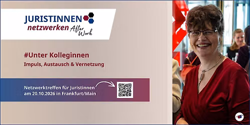 Juristinnennetzwerken ... After Work in Frankfurt\/Main am 20.10.2026