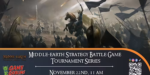 Middle-Earth Strategy Battle Game Tournament