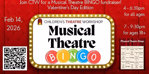 Valentine's Day Musical Theatre BINGO!