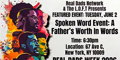 Spoken Word Evening: A Father's Worth In Words