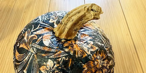 Pumpkin Paper Magic - Create a One-of-a-Kind Decoupage Pumpkin