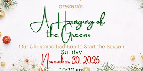 A Hanging of the Greens