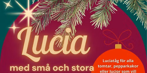 Lucia med små och stora