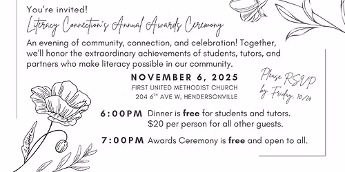 Literacy Connection's Annual Awards Ceremony