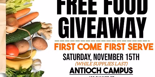 Free Food Giveaway 