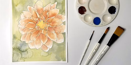 Watercolors Made Easy: Dahlia at Swan Island Dahlias