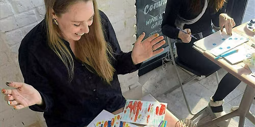Abstract Sip & Paint Happy Hour