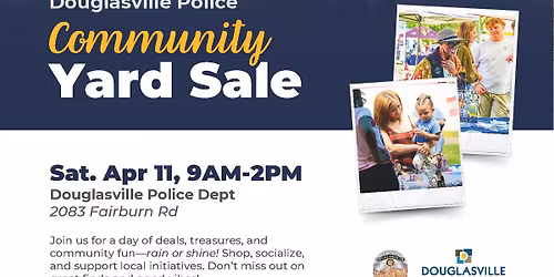 DPD Spring Community Yard Sale