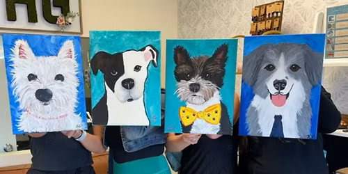 Pet Portrait Paint Party