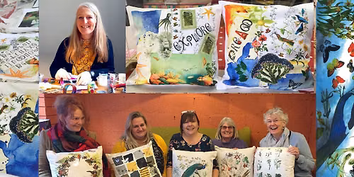 Collage to Cushion - cushion design and printing workshop