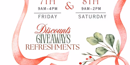 \u2728 Sip, Shop, and Celebrate the Season at Our Holiday Open House! \ud83c\udf84