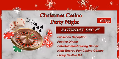 Christmas Casino Party Night