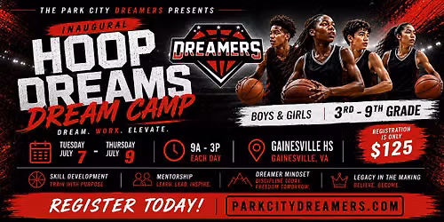 HOOP DREAMS Basketball Camp presented by The Park City DREAMERS