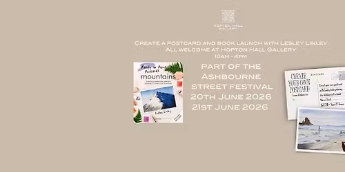Create a Postcard and Book Launch with Lesley Linley