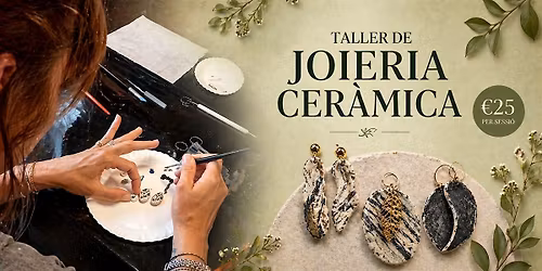Organic Ceramic Jewelry Workshop in Barcelona (2 Sessions)