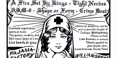 Cancer Benefit for Lucas Brennan