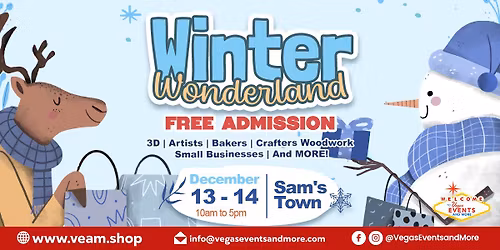 Winter Wonderland - Holiday shopping boutique and craft fair by Vegas Events and More
