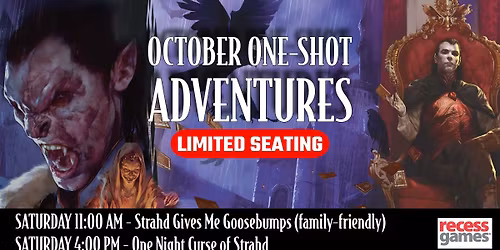 Strahd One Shot Adventures 