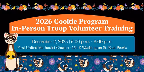 2026 Cookie Program Volunteer Training - Peoria