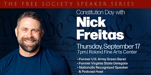HLGU Constitution Day with Nick Freitas