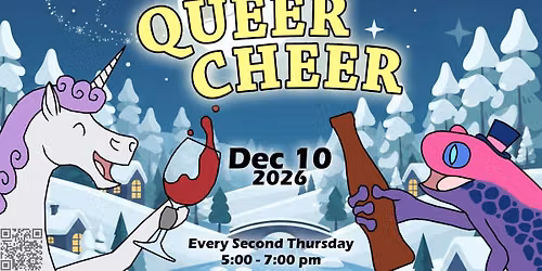 Queer Cheer at Quirk Brewery on Dec 10th!