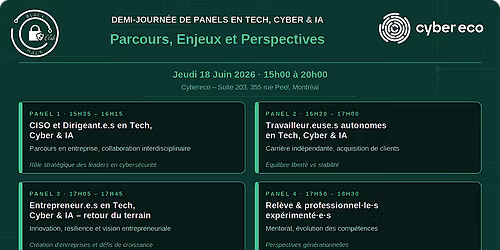Demi-journ\u00e9e Conf\u00e9rence | Tech, Cybers\u00e9curit\u00e9 & IA | Black Hack Club