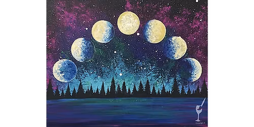 Purple Evening Galaxy - Paint and Sip in San Antonio | Classpop!\u2122