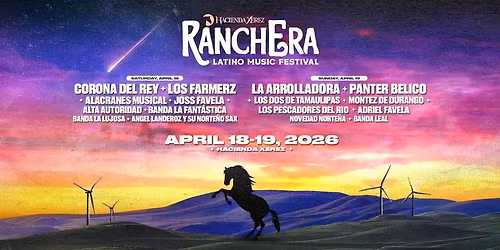 RANCHERA MUSIC FESTIVAL 2026 VIP DIA 2