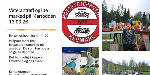 Veterantreff og lite marked Martodden