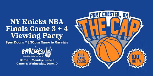 NY Knicks NBA Finals - FREE Games 3 & 4 Viewing Party