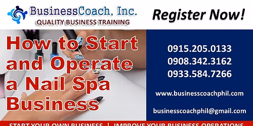 How to Start and Operate a Nail Spa Business