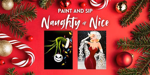 Naughty or Nice Paint and Sip