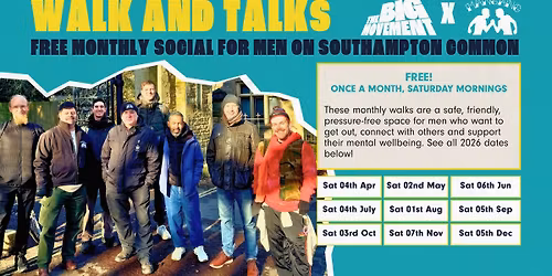 Southampton Men\u2019s Walk & Talk (Monthly Group)