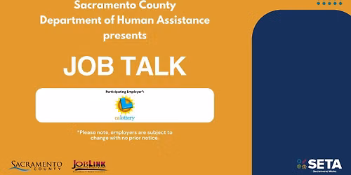 Sacramento County DHA Presents JOB TALK