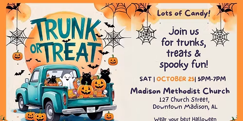 Trunk or Treat @Madison Methodist Church