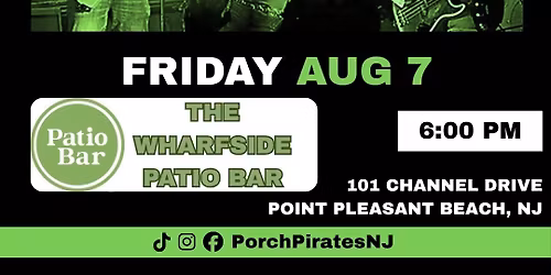 \u2693 The Porch Pirates return to Warfside Patio Bar! \ud83c\udff4\u200d\u2620\ufe0f