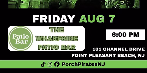 \u2693 The Porch Pirates return to Warfside Patio Bar! \ud83c\udff4\u200d\u2620\ufe0f