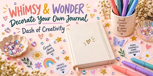 Whimsy & Wonder: Decorate Your Own Journal at Stark Brewing Company