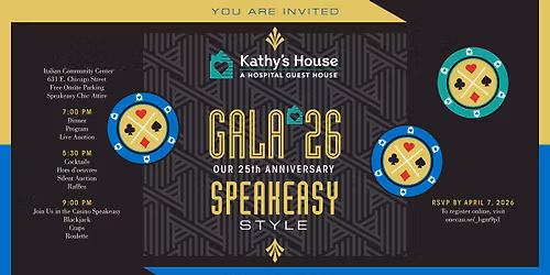 2026 Kathy's House Gala - Speakeasy Style