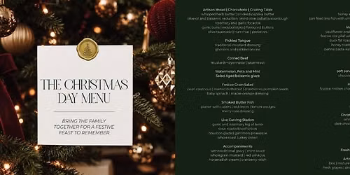 CHRISTMAS DAY LUNCH BUFFET