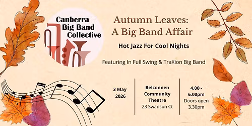 Canberra Big Band Collective presents 'Autumn Leaves: A Big Band Affair'