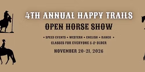 4th Annual Open Horse Show 