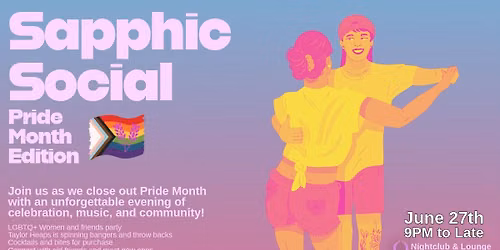 Sapphic Social - Pride Month Edition