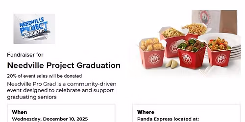 Panda Express Spirit Day for Needville ProGrad