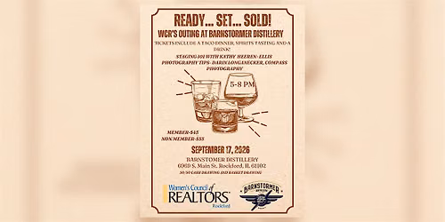Ready Set Sold- Staging and Photography 101 at Barnstormer Distillery