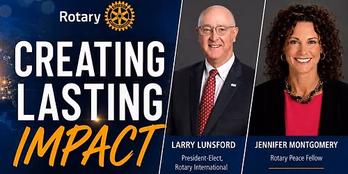 Create Lasting Impact: An Evening with Larry Lunsford and Jennifer Montgomery