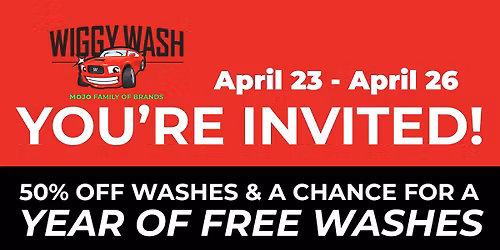 (April 23-26) Customer Appreciation Week @ Wiggy Wash Redwood 