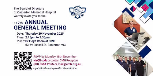 Casterton Memorial Hospital 117th Annual General Meeting
